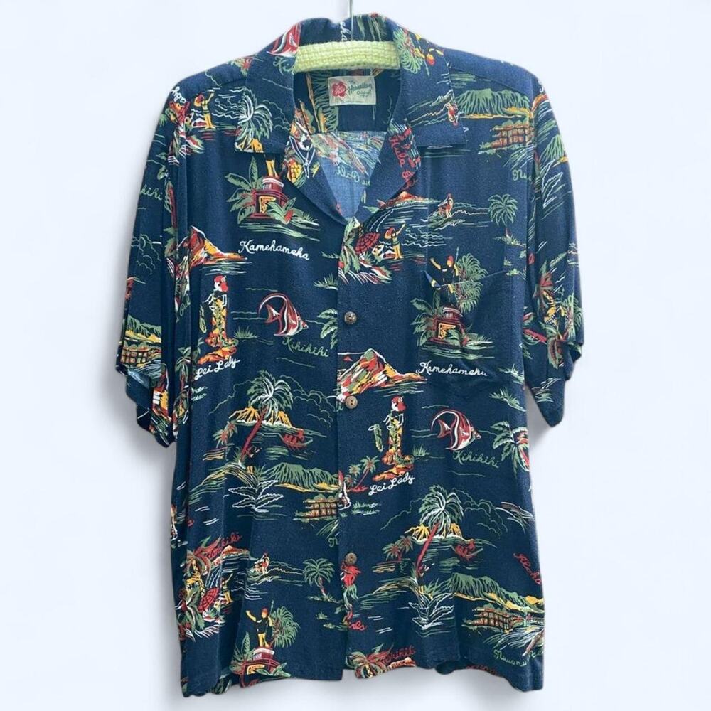 Mens vintage hilo hattie hawaiian